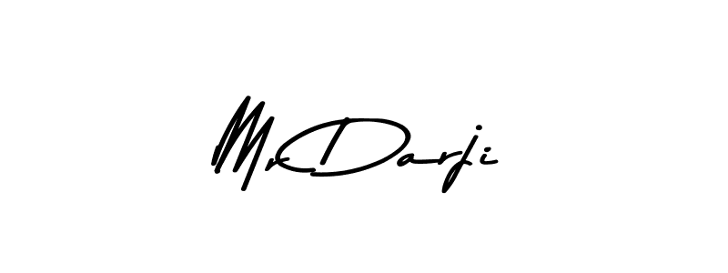 How to make Mr Darji name signature. Use Asem Kandis PERSONAL USE style for creating short signs online. This is the latest handwritten sign. Mr Darji signature style 9 images and pictures png