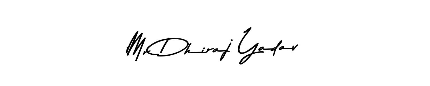 Similarly Asem Kandis PERSONAL USE is the best handwritten signature design. Signature creator online .You can use it as an online autograph creator for name Mr Dhiraj Yadav. Mr Dhiraj Yadav signature style 9 images and pictures png