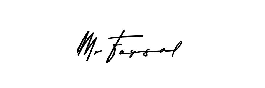 Create a beautiful signature design for name Mr Foysal. With this signature (Asem Kandis PERSONAL USE) fonts, you can make a handwritten signature for free. Mr Foysal signature style 9 images and pictures png