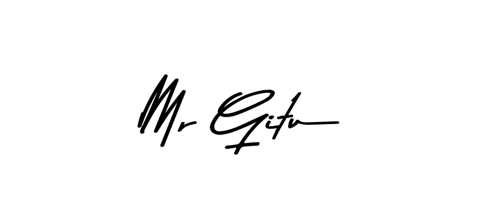 Use a signature maker to create a handwritten signature online. With this signature software, you can design (Asem Kandis PERSONAL USE) your own signature for name Mr Gitu. Mr Gitu signature style 9 images and pictures png