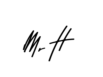 The best way (Asem Kandis PERSONAL USE) to make a short signature is to pick only two or three words in your name. The name Mr H include a total of six letters. For converting this name. Mr H signature style 9 images and pictures png