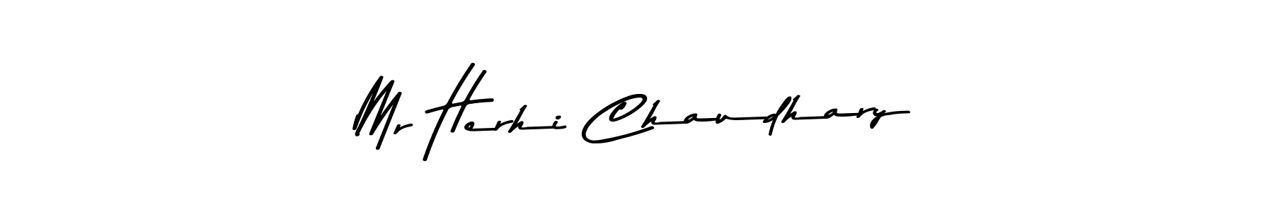 You can use this online signature creator to create a handwritten signature for the name Mr Herhi Chaudhary. This is the best online autograph maker. Mr Herhi Chaudhary signature style 9 images and pictures png