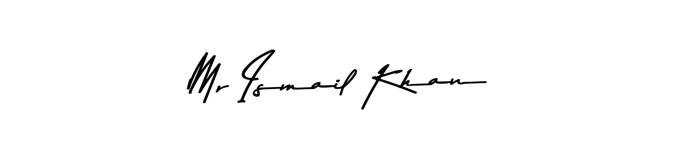 Design your own signature with our free online signature maker. With this signature software, you can create a handwritten (Asem Kandis PERSONAL USE) signature for name Mr Ismail Khan. Mr Ismail Khan signature style 9 images and pictures png