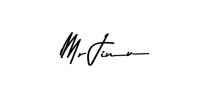 Create a beautiful signature design for name Mr Jinu. With this signature (Asem Kandis PERSONAL USE) fonts, you can make a handwritten signature for free. Mr Jinu signature style 9 images and pictures png