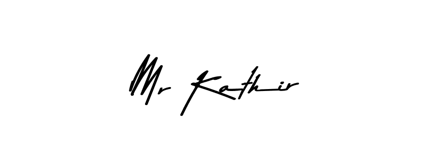 Use a signature maker to create a handwritten signature online. With this signature software, you can design (Asem Kandis PERSONAL USE) your own signature for name Mr Kathir. Mr Kathir signature style 9 images and pictures png