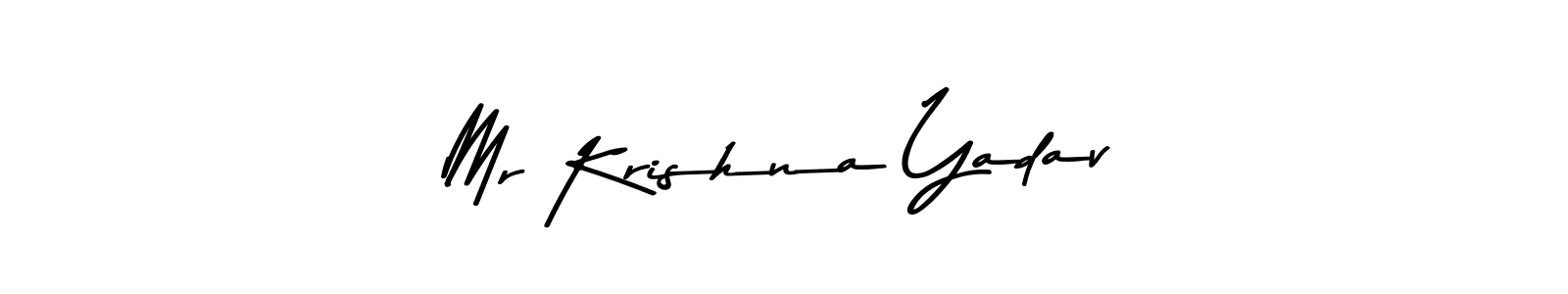 if you are searching for the best signature style for your name Mr Krishna Yadav. so please give up your signature search. here we have designed multiple signature styles  using Asem Kandis PERSONAL USE. Mr Krishna Yadav signature style 9 images and pictures png