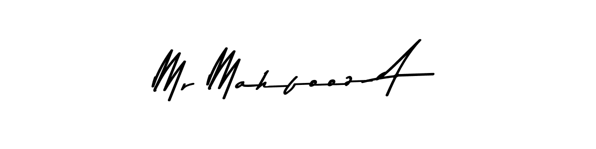 Make a beautiful signature design for name Mr Mahfooz A. With this signature (Asem Kandis PERSONAL USE) style, you can create a handwritten signature for free. Mr Mahfooz A signature style 9 images and pictures png