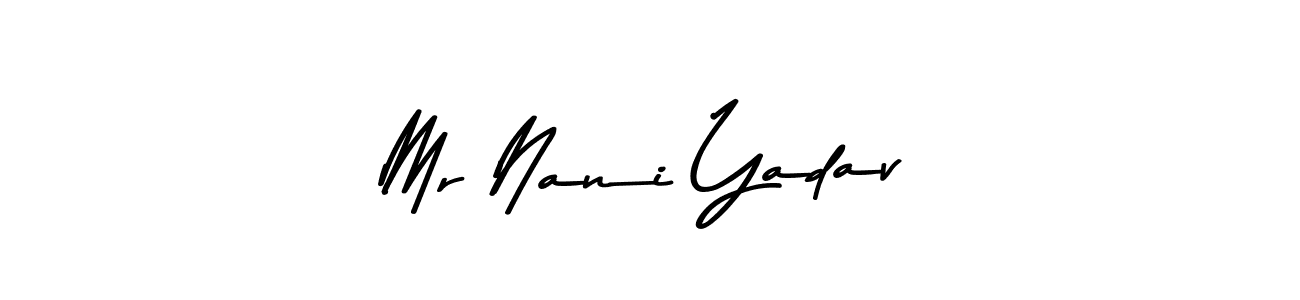 Check out images of Autograph of Mr Nani Yadav name. Actor Mr Nani Yadav Signature Style. Asem Kandis PERSONAL USE is a professional sign style online. Mr Nani Yadav signature style 9 images and pictures png