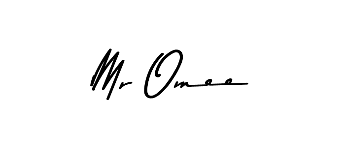 Use a signature maker to create a handwritten signature online. With this signature software, you can design (Asem Kandis PERSONAL USE) your own signature for name Mr Omee. Mr Omee signature style 9 images and pictures png