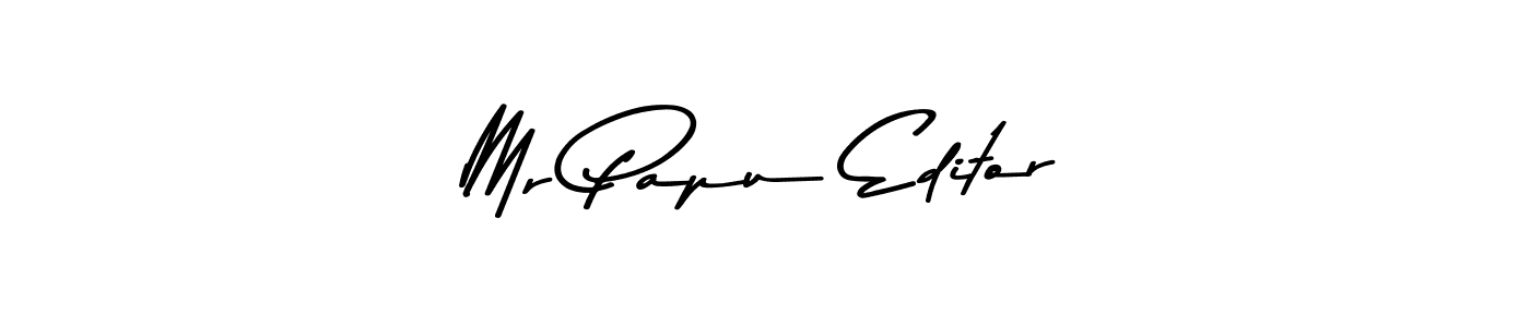 You can use this online signature creator to create a handwritten signature for the name Mr Papu Editor. This is the best online autograph maker. Mr Papu Editor signature style 9 images and pictures png