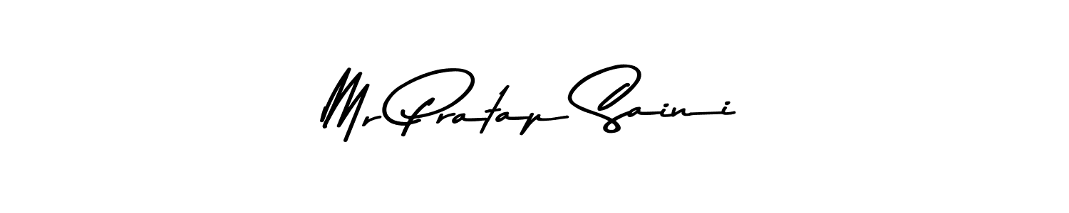 Mr Pratap Saini stylish signature style. Best Handwritten Sign (Asem Kandis PERSONAL USE) for my name. Handwritten Signature Collection Ideas for my name Mr Pratap Saini. Mr Pratap Saini signature style 9 images and pictures png