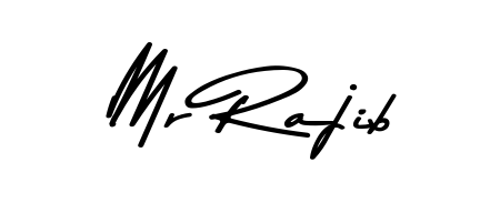 A modern signature idea for name Mr Rajib using Asem Kandis PERSONAL USE font. Clean strokes and elegant curves make it stand out instantly. Mr Rajib signature style 9 images and pictures png