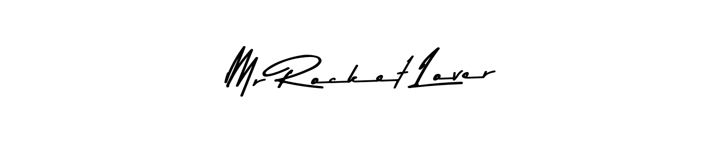 Create a beautiful signature design for name Mr Rocket Lover. With this signature (Asem Kandis PERSONAL USE) fonts, you can make a handwritten signature for free. Mr Rocket Lover signature style 9 images and pictures png