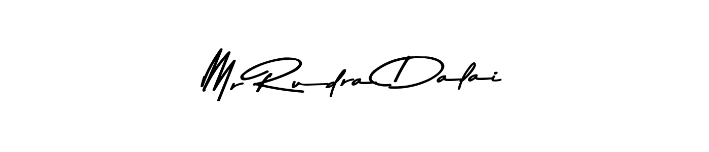 Make a beautiful signature design for name Mr Rudra Dalai. With this signature (Asem Kandis PERSONAL USE) style, you can create a handwritten signature for free. Mr Rudra Dalai signature style 9 images and pictures png