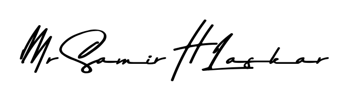 Turn your name Mr Samir H Laskar into a signature brand with Asem Kandis PERSONAL USE styling. Download in standard PNG or transparent format anytime. Mr Samir H Laskar signature style 9 images and pictures png