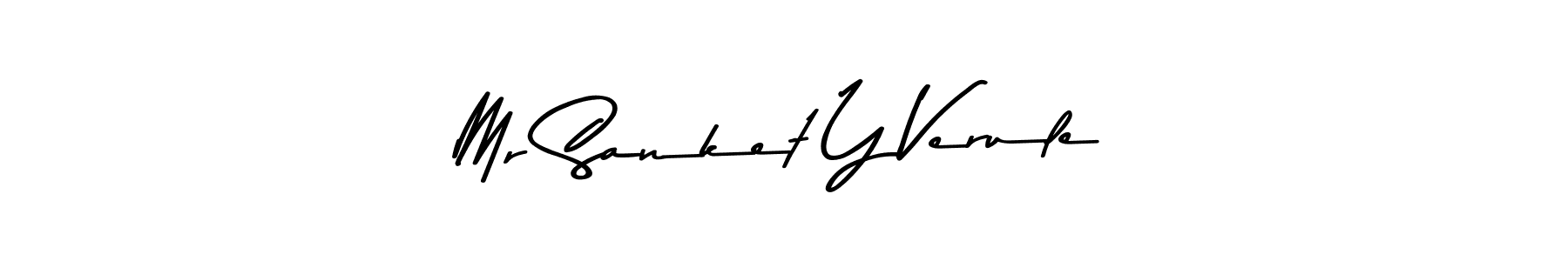 Here are the top 10 professional signature styles for the name Mr Sanket Y Verule. These are the best autograph styles you can use for your name. Mr Sanket Y Verule signature style 9 images and pictures png