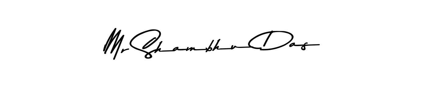 Make a beautiful signature design for name Mr Shambhu Das. With this signature (Asem Kandis PERSONAL USE) style, you can create a handwritten signature for free. Mr Shambhu Das signature style 9 images and pictures png