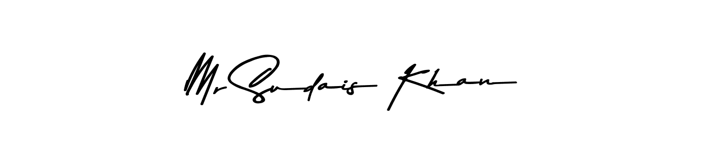Make a beautiful signature design for name Mr Sudais Khan. Use this online signature maker to create a handwritten signature for free. Mr Sudais Khan signature style 9 images and pictures png