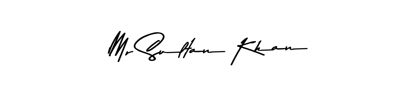 Use a signature maker to create a handwritten signature online. With this signature software, you can design (Asem Kandis PERSONAL USE) your own signature for name Mr Sultan Khan. Mr Sultan Khan signature style 9 images and pictures png