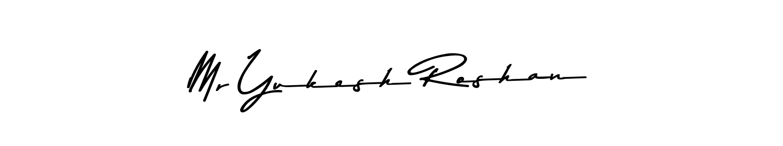Here are the top 10 professional signature styles for the name Mr Yukesh Roshan. These are the best autograph styles you can use for your name. Mr Yukesh Roshan signature style 9 images and pictures png