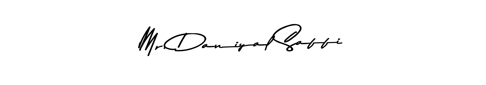 Also You can easily find your signature by using the search form. We will create Mr. Daniyal Saffi name handwritten signature images for you free of cost using Asem Kandis PERSONAL USE sign style. Mr. Daniyal Saffi signature style 9 images and pictures png