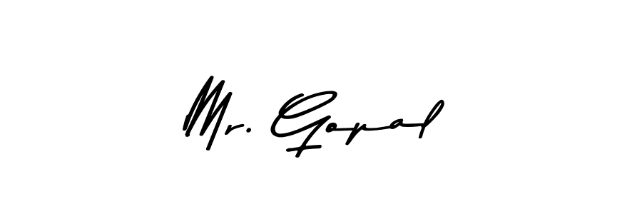 How to make Mr. Gopal signature? Asem Kandis PERSONAL USE is a professional autograph style. Create handwritten signature for Mr. Gopal name. Mr. Gopal signature style 9 images and pictures png