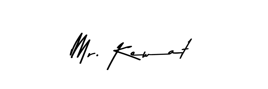 Use a signature maker to create a handwritten signature online. With this signature software, you can design (Asem Kandis PERSONAL USE) your own signature for name Mr. Kewat. Mr. Kewat signature style 9 images and pictures png