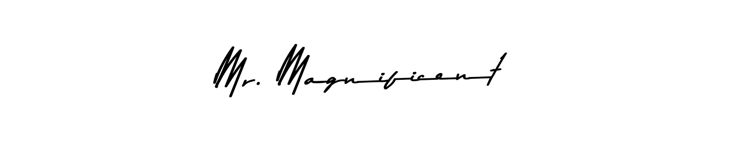Also we have Mr. Magnificent name is the best signature style. Create professional handwritten signature collection using Asem Kandis PERSONAL USE autograph style. Mr. Magnificent signature style 9 images and pictures png