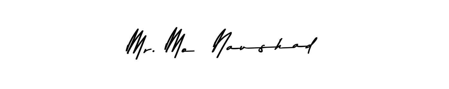 Also we have Mr. Mo  Naushad name is the best signature style. Create professional handwritten signature collection using Asem Kandis PERSONAL USE autograph style. Mr. Mo  Naushad signature style 9 images and pictures png