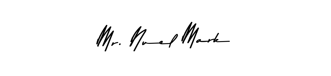 The best way (Asem Kandis PERSONAL USE) to make a short signature is to pick only two or three words in your name. The name Mr. Nuel Mark include a total of six letters. For converting this name. Mr. Nuel Mark signature style 9 images and pictures png