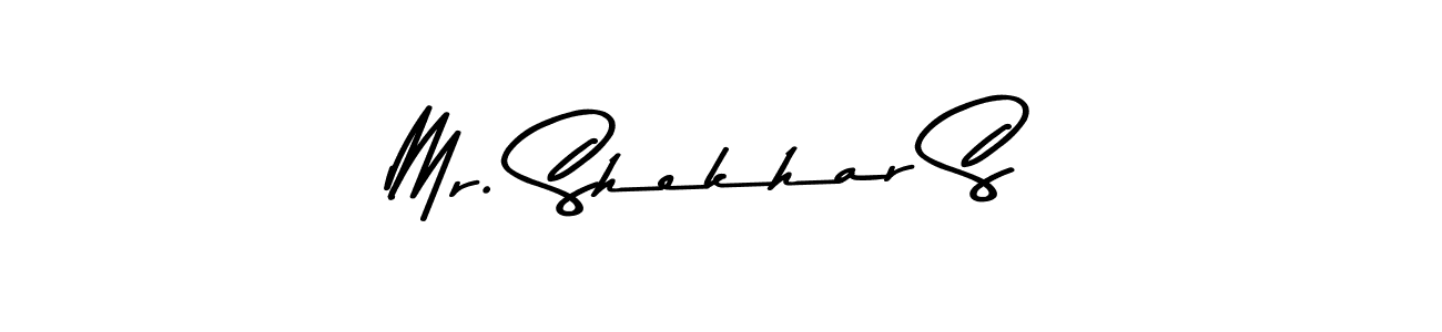 Also You can easily find your signature by using the search form. We will create Mr. Shekhar S name handwritten signature images for you free of cost using Asem Kandis PERSONAL USE sign style. Mr. Shekhar S signature style 9 images and pictures png