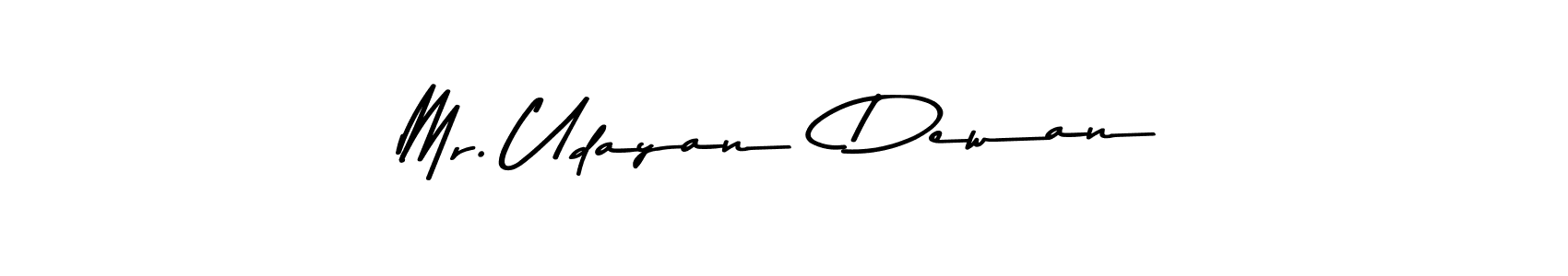 Make a beautiful signature design for name Mr. Udayan  Dewan. Use this online signature maker to create a handwritten signature for free. Mr. Udayan  Dewan signature style 9 images and pictures png