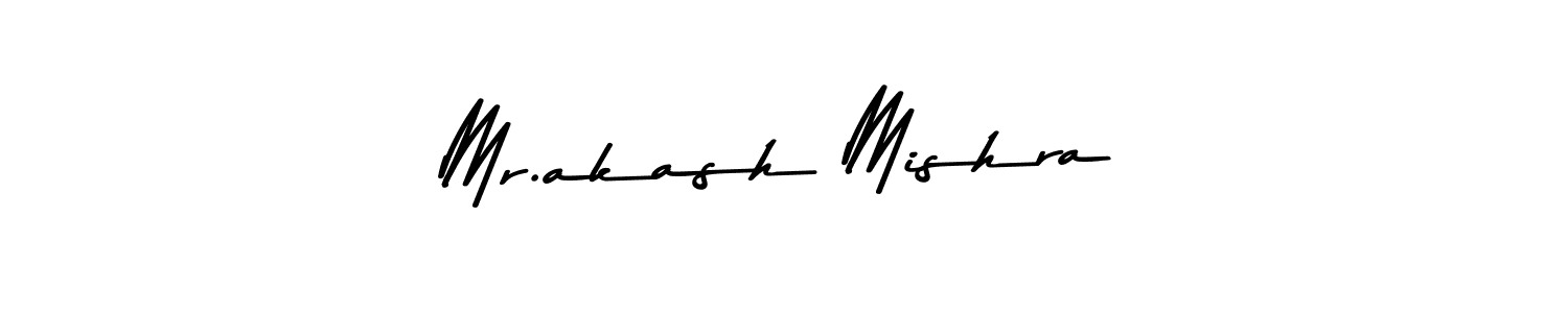 How to make Mr.akash Mishra signature? Asem Kandis PERSONAL USE is a professional autograph style. Create handwritten signature for Mr.akash Mishra name. Mr.akash Mishra signature style 9 images and pictures png