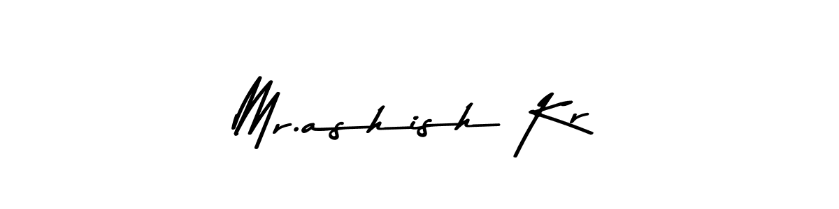 Use a signature maker to create a handwritten signature online. With this signature software, you can design (Asem Kandis PERSONAL USE) your own signature for name Mr.ashish Kr. Mr.ashish Kr signature style 9 images and pictures png