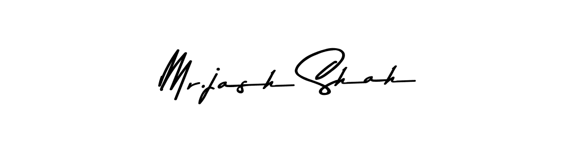 Make a beautiful signature design for name Mr.jash Shah. With this signature (Asem Kandis PERSONAL USE) style, you can create a handwritten signature for free. Mr.jash Shah signature style 9 images and pictures png