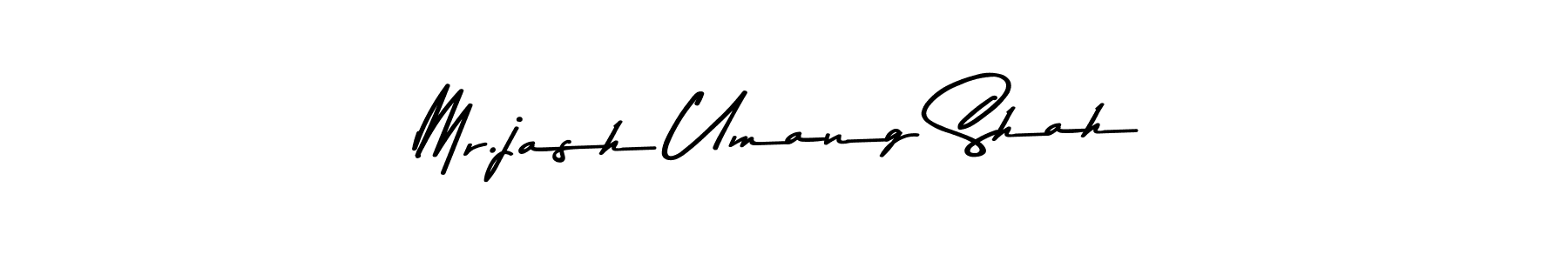 Use a signature maker to create a handwritten signature online. With this signature software, you can design (Asem Kandis PERSONAL USE) your own signature for name Mr.jash Umang Shah. Mr.jash Umang Shah signature style 9 images and pictures png