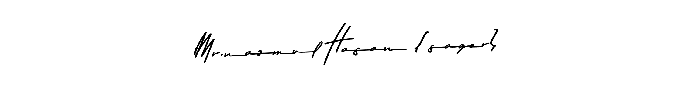 Make a beautiful signature design for name Mr.nazmul Hasan (sagor). With this signature (Asem Kandis PERSONAL USE) style, you can create a handwritten signature for free. Mr.nazmul Hasan (sagor) signature style 9 images and pictures png