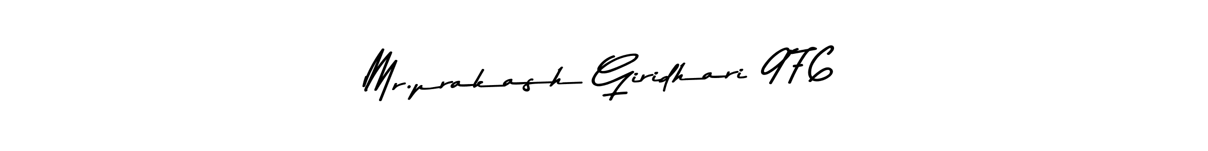 Create a beautiful signature design for name Mr.prakash Giridhari 976. With this signature (Asem Kandis PERSONAL USE) fonts, you can make a handwritten signature for free. Mr.prakash Giridhari 976 signature style 9 images and pictures png