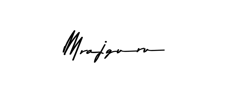 The best way (Asem Kandis PERSONAL USE) to make a short signature is to pick only two or three words in your name. The name Mrajguru include a total of six letters. For converting this name. Mrajguru signature style 9 images and pictures png