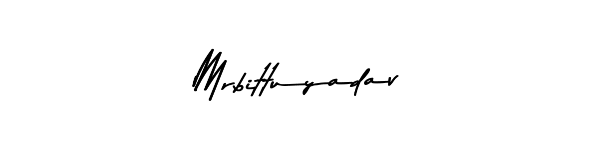 Design your own signature with our free online signature maker. With this signature software, you can create a handwritten (Asem Kandis PERSONAL USE) signature for name Mrbittuyadav. Mrbittuyadav signature style 9 images and pictures png