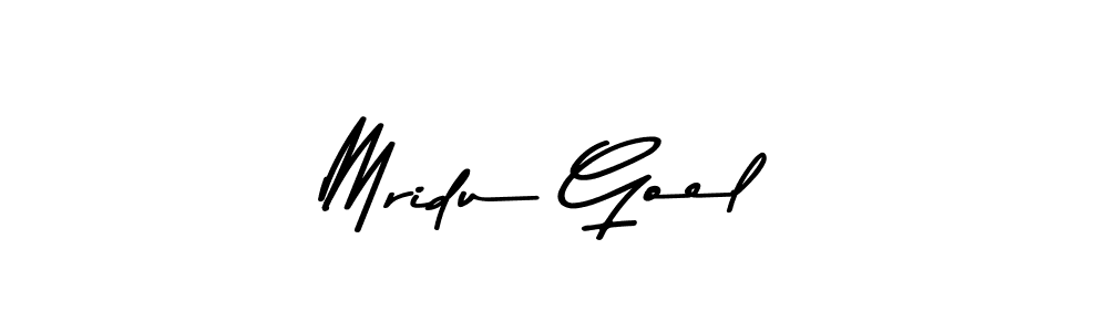 How to make Mridu Goel signature? Asem Kandis PERSONAL USE is a professional autograph style. Create handwritten signature for Mridu Goel name. Mridu Goel signature style 9 images and pictures png