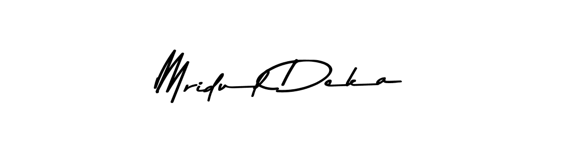 Make a beautiful signature design for name Mridul Deka. With this signature (Asem Kandis PERSONAL USE) style, you can create a handwritten signature for free. Mridul Deka signature style 9 images and pictures png