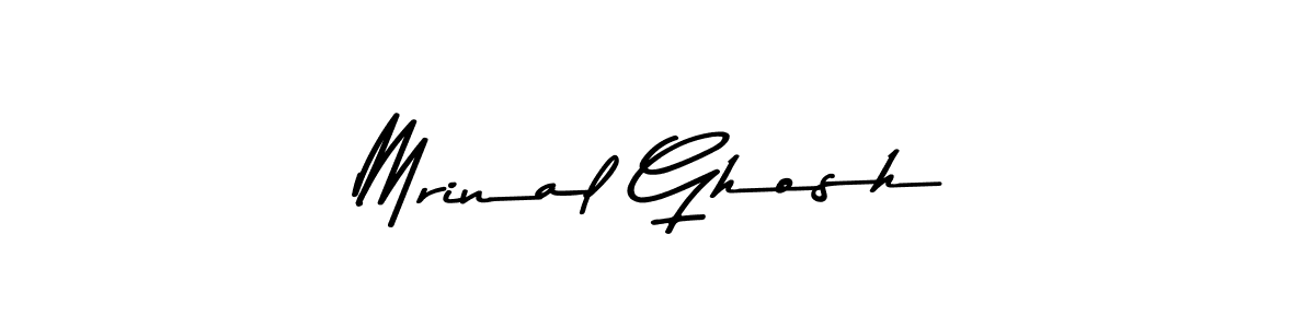 This is the best signature style for the Mrinal Ghosh name. Also you like these signature font (Asem Kandis PERSONAL USE). Mix name signature. Mrinal Ghosh signature style 9 images and pictures png