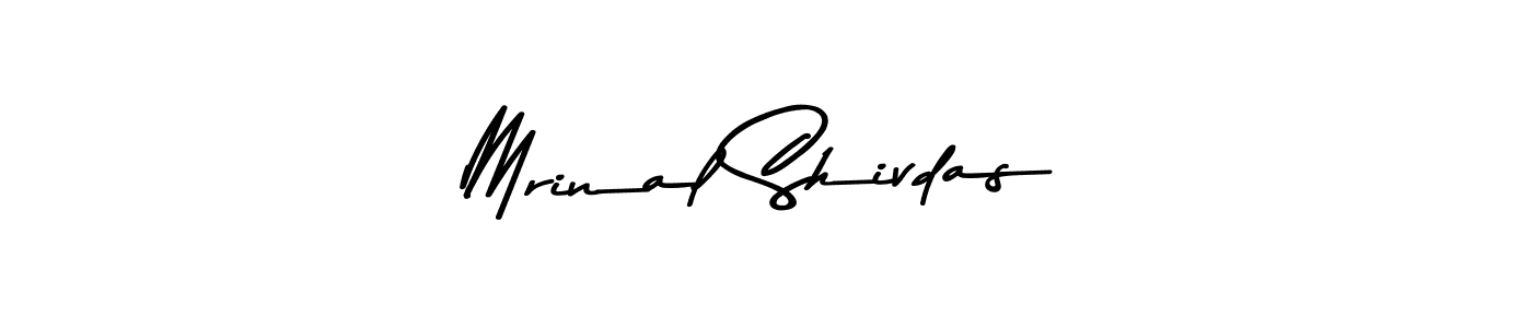 Create a beautiful signature design for name Mrinal Shivdas. With this signature (Asem Kandis PERSONAL USE) fonts, you can make a handwritten signature for free. Mrinal Shivdas signature style 9 images and pictures png