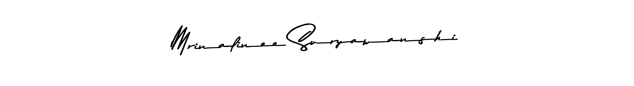 Make a beautiful signature design for name Mrinalinee Suryawanshi. Use this online signature maker to create a handwritten signature for free. Mrinalinee Suryawanshi signature style 9 images and pictures png