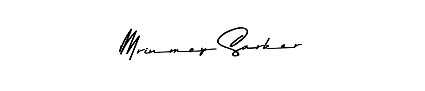 Create a beautiful signature design for name Mrinmoy Sarker. With this signature (Asem Kandis PERSONAL USE) fonts, you can make a handwritten signature for free. Mrinmoy Sarker signature style 9 images and pictures png