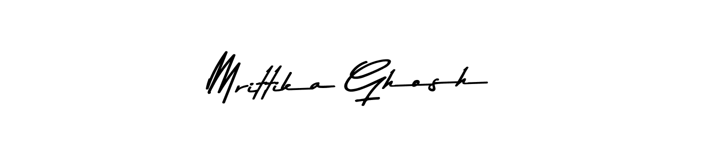 Design your own signature with our free online signature maker. With this signature software, you can create a handwritten (Asem Kandis PERSONAL USE) signature for name Mrittika Ghosh. Mrittika Ghosh signature style 9 images and pictures png