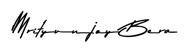 Designed for modern professionals: Mrityunjoy Bera name signature crafted with Asem Kandis PERSONAL USE script. Ready for digital PDF workflows. Mrityunjoy Bera signature style 9 images and pictures png