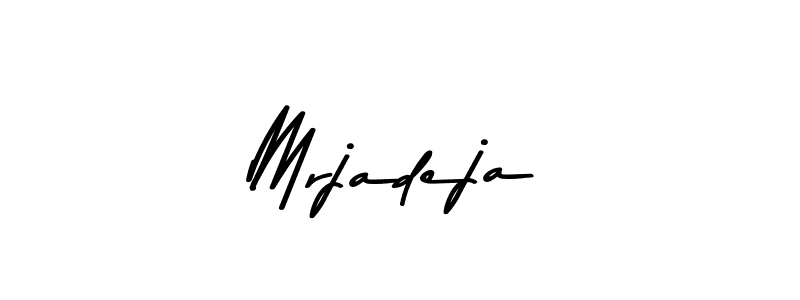 The best way (Asem Kandis PERSONAL USE) to make a short signature is to pick only two or three words in your name. The name Mrjadeja include a total of six letters. For converting this name. Mrjadeja signature style 9 images and pictures png