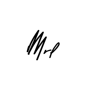 Make a beautiful signature design for name Mrl. With this signature (Asem Kandis PERSONAL USE) style, you can create a handwritten signature for free. Mrl signature style 9 images and pictures png